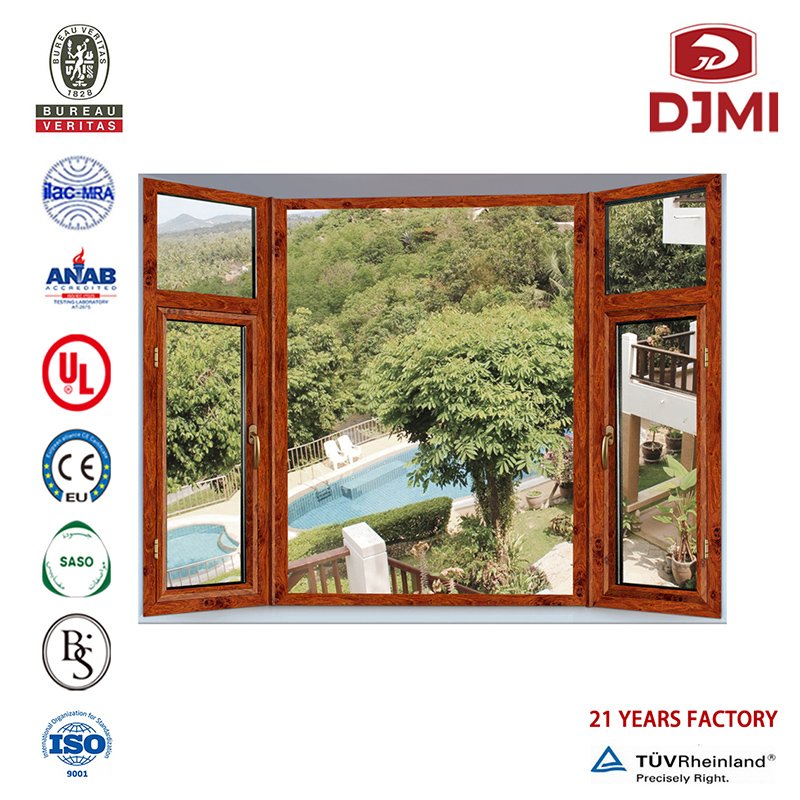 Aluminium Tilt Open Window Professional Waterproof French Blind Inside Double Glass Windement for Uk Italian Style Windows New Design French Style Blind Inside Double Glass Water and Sound Insulation Window China Producator