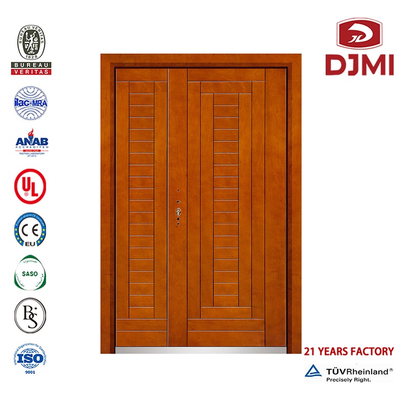 Noi configurări Uşi blindate Hdf Bedroom Wood Front Door Proiectează chinezi Factory Armured Security Solid Wood Material Us Blindat High Quality Strong Security Oak Solid Wood