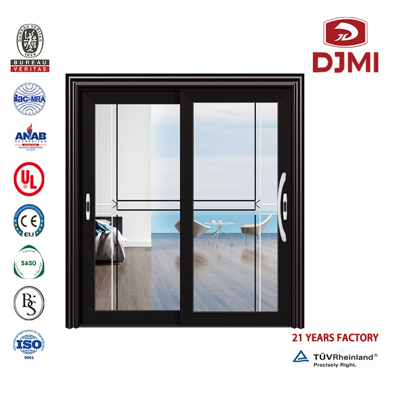 Uși și ferestre din aluminiu Design-uri Zen noi, acoperă cadru 1,2-2,0 mm Grosime ușă glisantă din aluminiu Uși și ferestre din aluminiu Vânzare la cald glisantă cu patru panouri Șenilă din aluminiu Sticlă dublă sticlă Producător chinez Ușă comercială